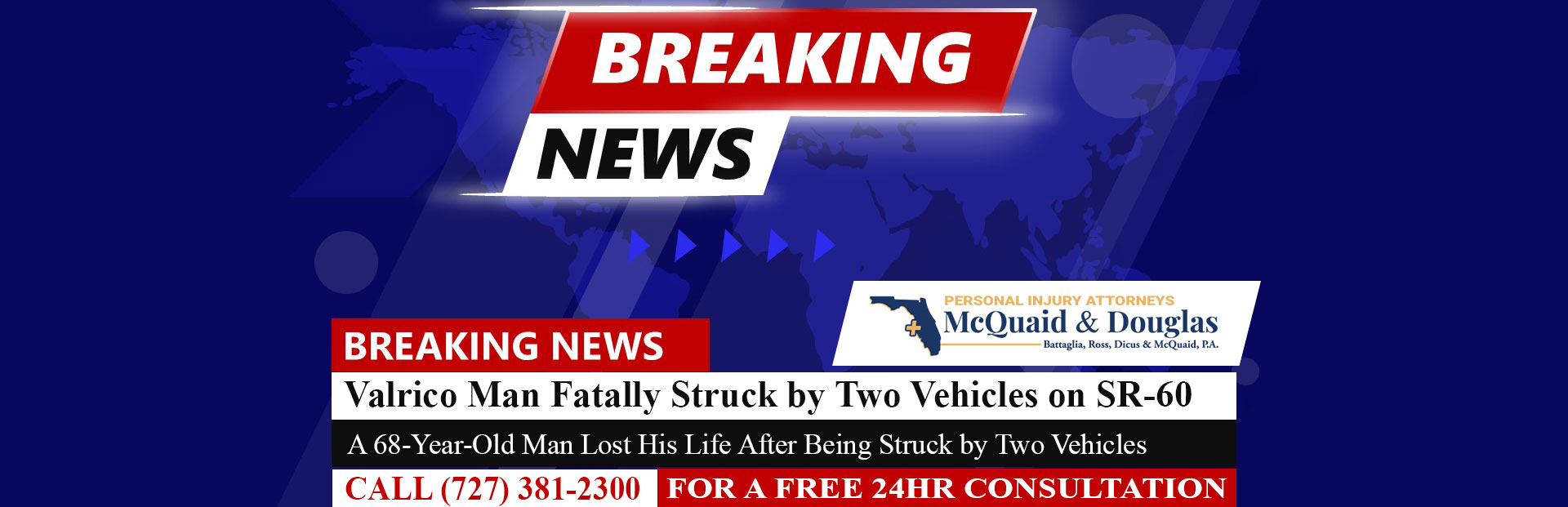 [05-22-25] Valrico Man Fatally Struck by Two Vehicles on SR-60