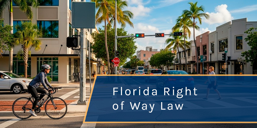 Florida Right of Way Law: What Drivers, Pedestrians & Cyclists Must Know