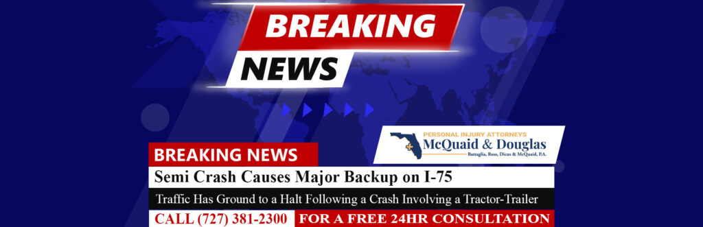 [04-18-26] Semi Crash Causes Major Backup on I-75 Southbound in Hillsborough County